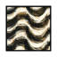 «Black and Gold Geometric V», impression sur toile tendue-22635518-72658372-72658373
