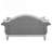 Elegant Design Loveseat With 3 Pillows