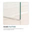 100cm Glass Console Table-190333545
