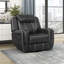 Deese 39.5" Modern Faux Leather Swivel Glider Reclining Chair with 360° Swivel & Gentle Gliding