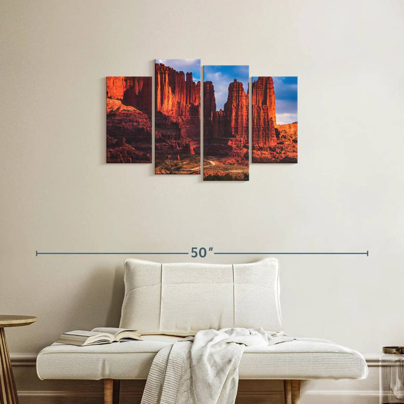 Great Fisher Towers, H 22 po x l 36 po