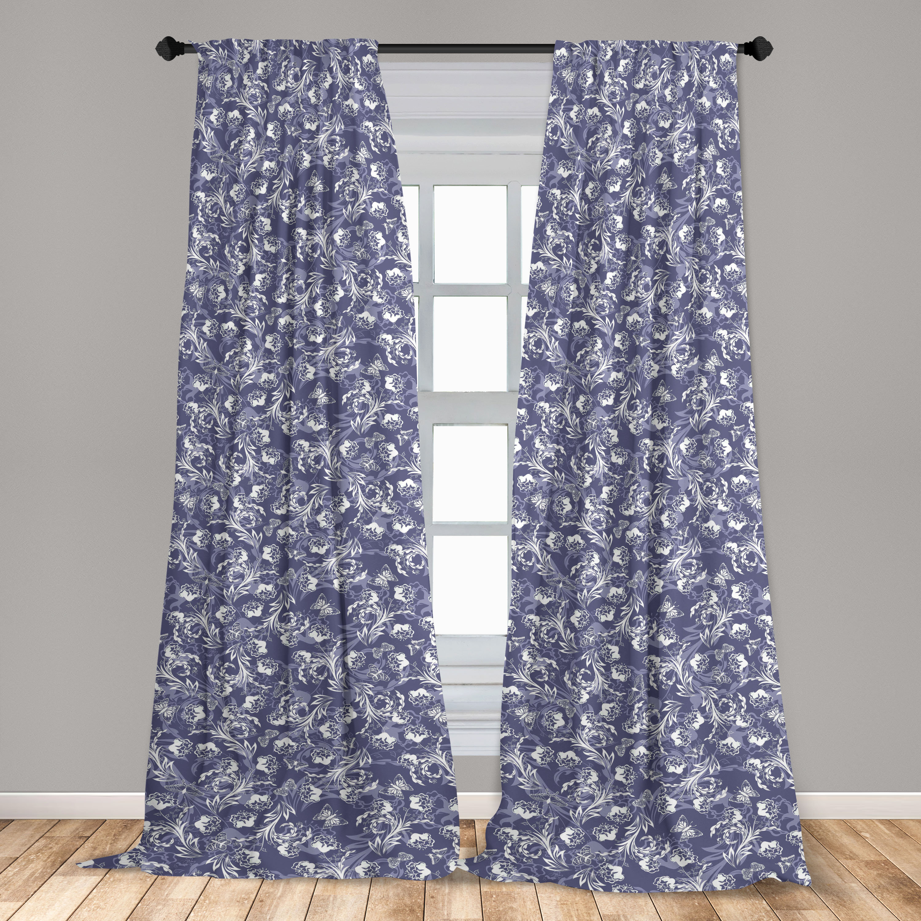 Bless international Donnery Polyester Semi-Sheer Curtain Pair