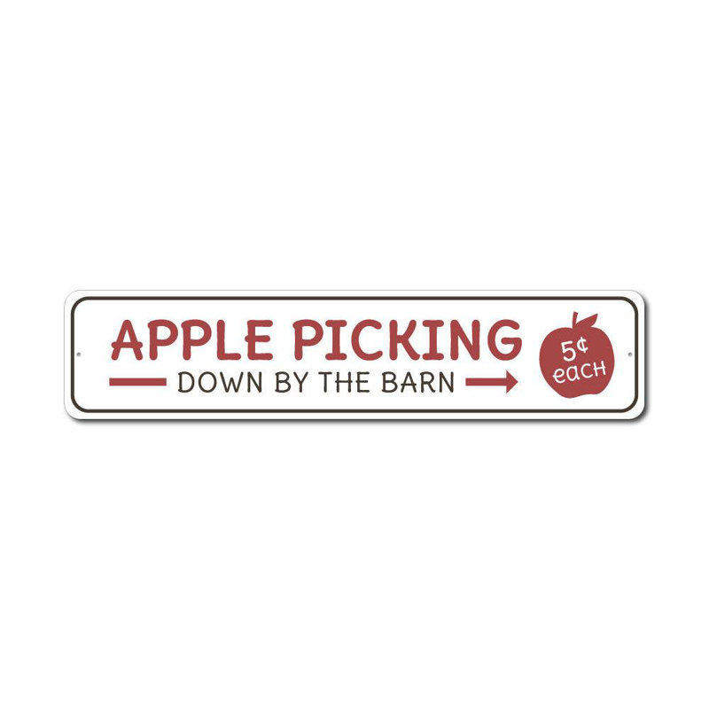 Pomme en aluminium, H 6 po x l 24 po x P 0,06 po