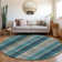 Premium Machine Washable Prisco Teal Rug