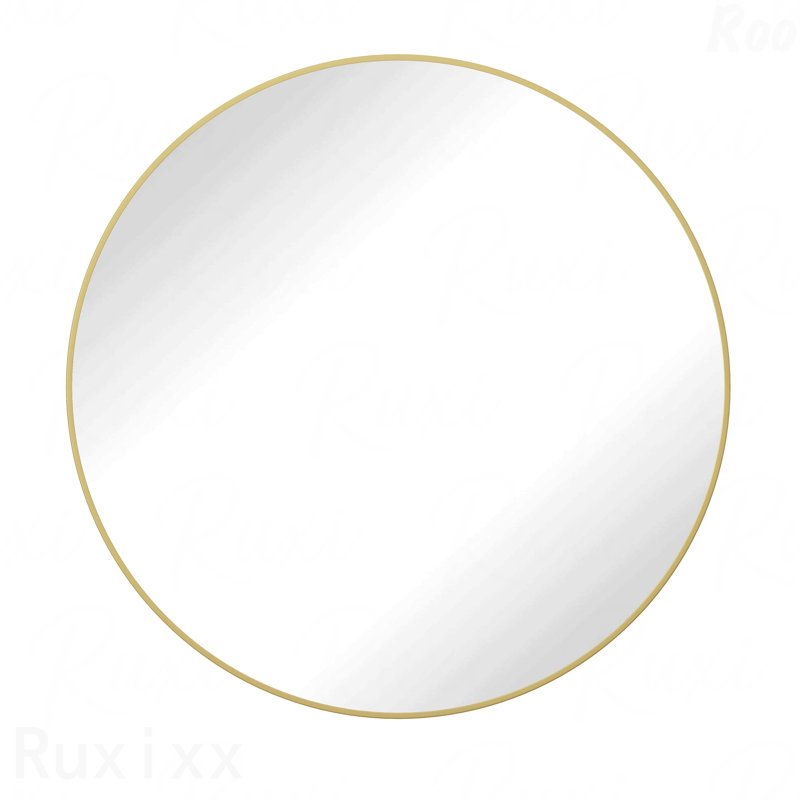 Miroir d'appoint 39 po, Doré, 38,19 po x 38,19 po