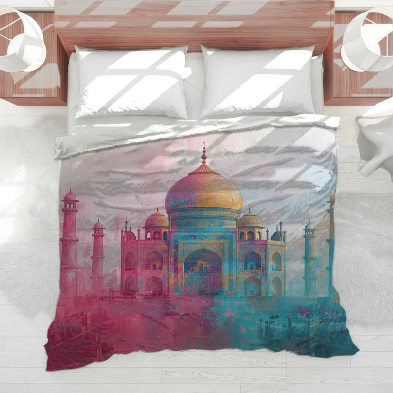 Édredon Taj Mahal Illustration, Queen