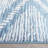 Marsa Tribal Diamond Pattern Light Blue Area Rug-61512641