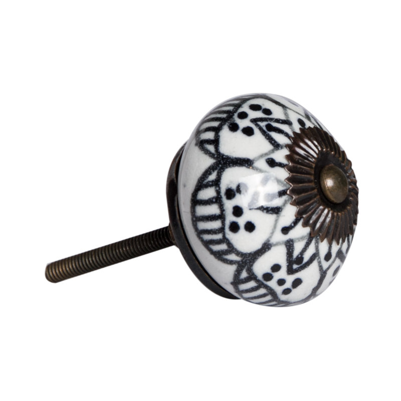 Handpainted Round Knob
