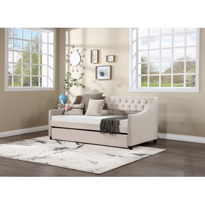 Darikson Extendable Fabric Upholstered Daybed