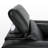Wall-hugger Power Recliner, High Leg Recliner with Adjustable Headrest, for Small Spaces, Faux Leather-1359841495