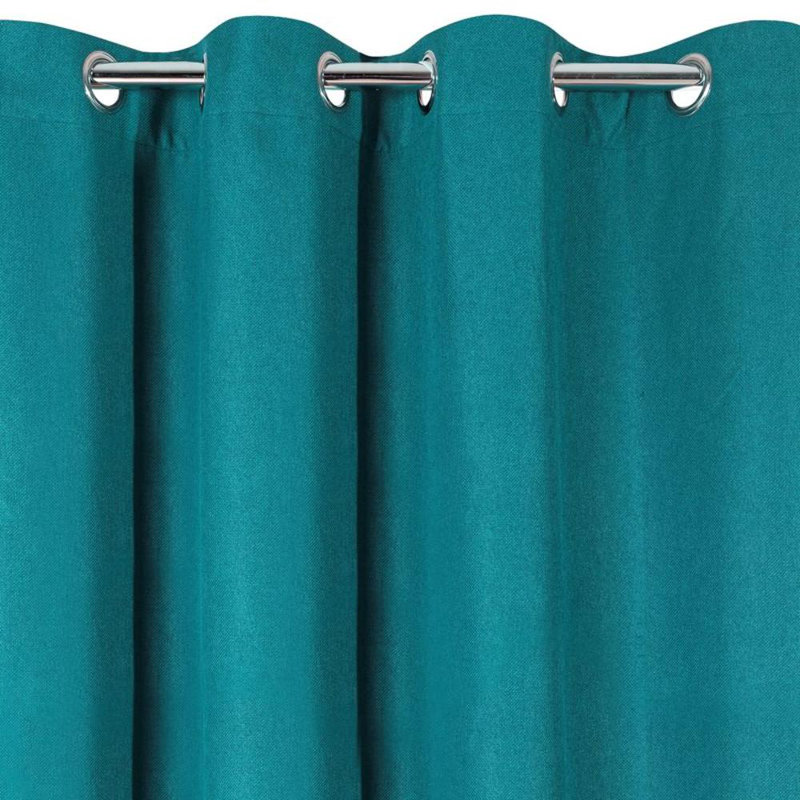 Blackout Curtain Single Panel, Turquoise