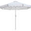 Ensemble de parasol en aluminium avec passepoil Amalfi