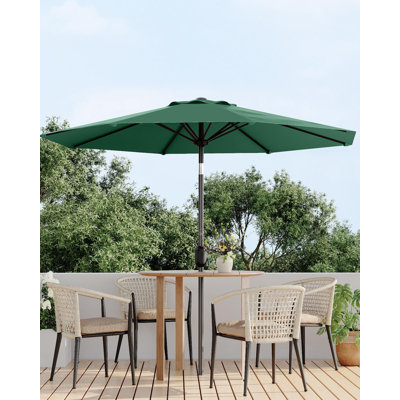 Parasol de patio 9 pi, 8 baleines robustes