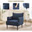 28.74'' Wide Corduroy Accent Chair-948595032
