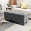 Worcester 104.9Cm Wide Velvet Tufted Rectangle Standard Ottoman with Storage-1389719319