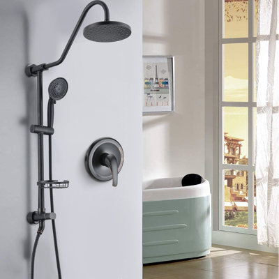Système de douche complet avec valve brute