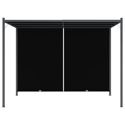 Rhinebeck 118.1 Ft. W x 118.1 Ft. D Steel Pergola with Canopy