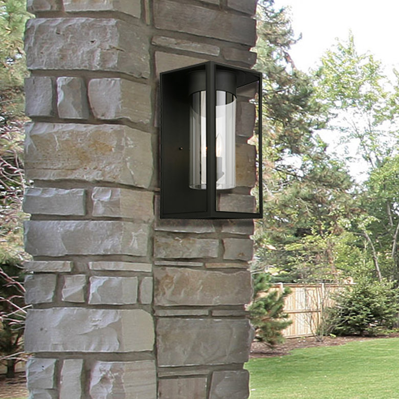 Adelina Wall Light, Matte Black, 18" H x 9.37" W x 9.25" D