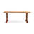 Modern Burlywood Rectangular Solid Wood Dining Table-122932913