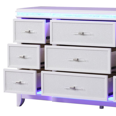 Commode 9 tiroirs Elmin