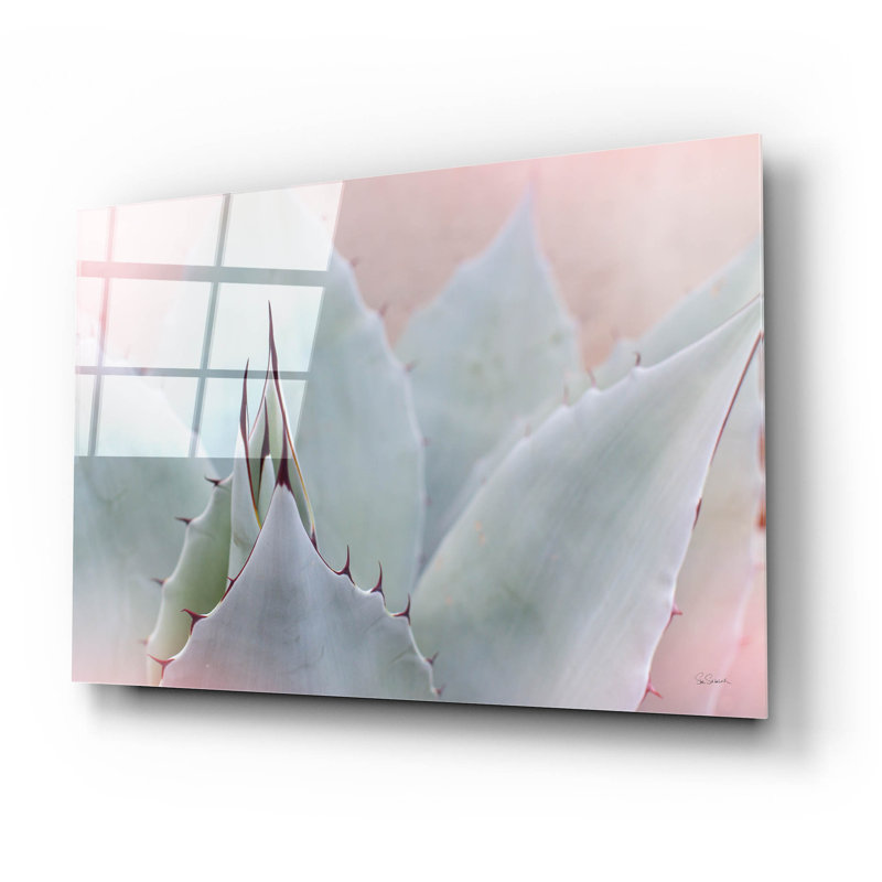«Dream Desert», art mural en verre acrylique 5 pi par Sue Schlabach, H 16 po x l 24 po x P 0,2 po