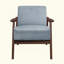 Chaise d'appoint moderne en velours 1pc-1431728311