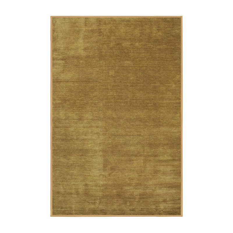 Tapis contemporain brun, Tapis de couloir 2 pi x 5 pi