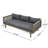 CLAREMONT 3 SEATER DAYBED (GREY WOOD+GREY CUSHION)-601569201-601569213