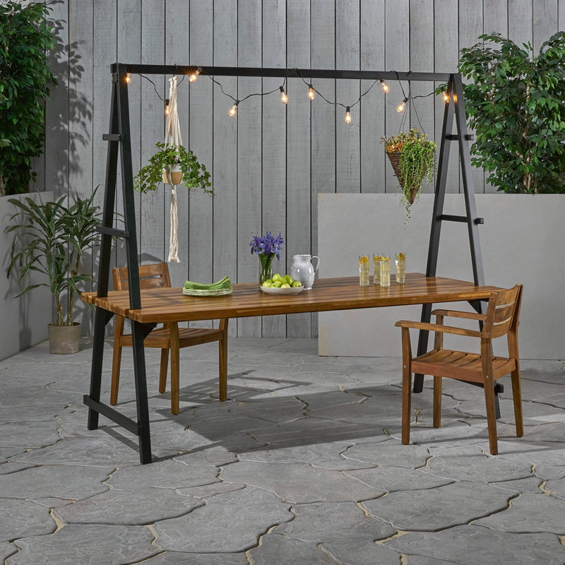 Table de terrasse en bois 88,5