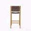 Tabouret de bar d'extérieur sans accoudoirs en bois d'acacia 2 pièces