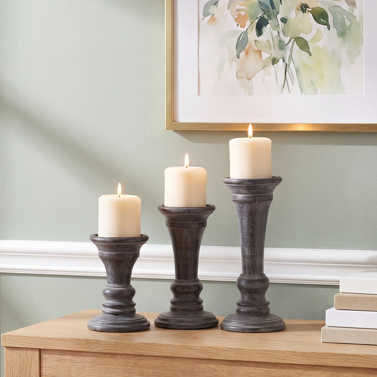 3-Piece Candlestick Set