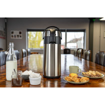 TIGER Stainless Steel Vacuum Carafe with Lever Action 0.6L