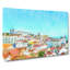 Skyline Of Alfalma Lisbon Portugal Painting - Wrapped Canvas-56654258