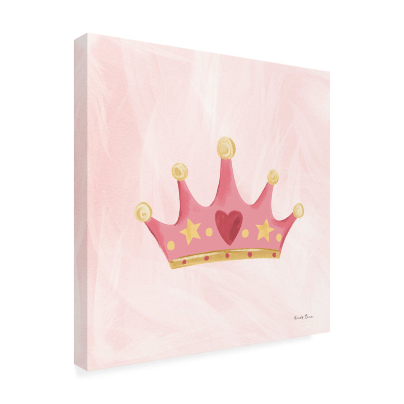  Farida Zaman, jolie princesse couronne, art mural sur toile, H 24 po x l 24 po