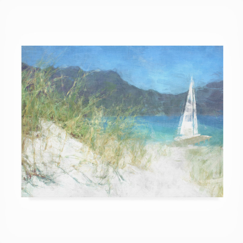 Toile d'extérieur Noah Bay «Yacht Waiting», H 24 po x l 32 po x P 1,5 po