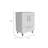 White 2-Door Rectangle Single Bathroom Vanity
