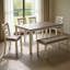 Ensemble de table à manger 6 pièces avec banc, ensemble de table à manger en bois pour 6 personnes, ensemble de table à manger moderne pour 6 personnes pour la salle à manger, cuisine, gris et blanc deux tons