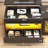 39.4" Lift Top Coffee Table with 2 Drawers, Modern LED Coffee Tables-112805688-112805687