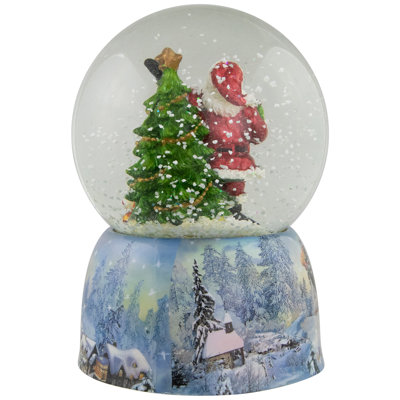 Boule à neige musicale 6 "père Noël