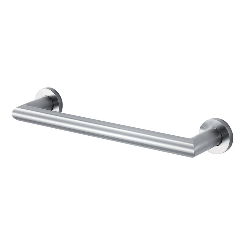 Turin Grab Bar, 12" W, Brushed Stainless