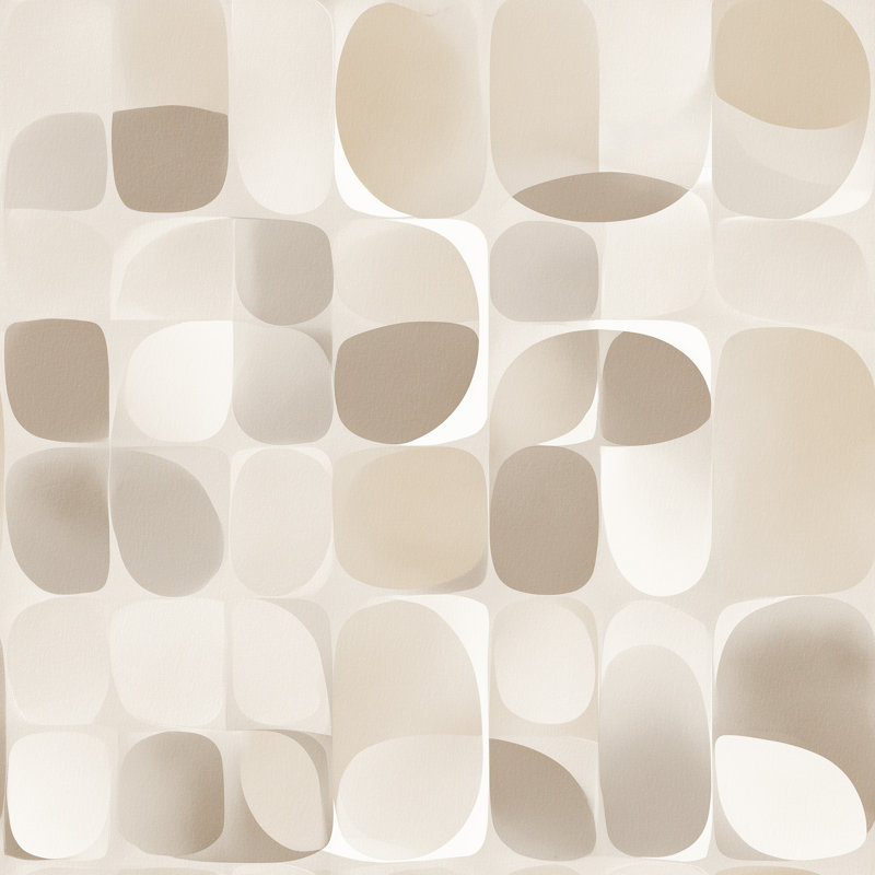 Papier peint moderne Mid-Century, Textured Non-Pasted
