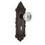 Victorian Plate with Decorative Keyhole and Crystal Door Knob-558077365-723804810-558077354