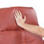 Fauteuil inclinable et pivotant en cuir-11409365