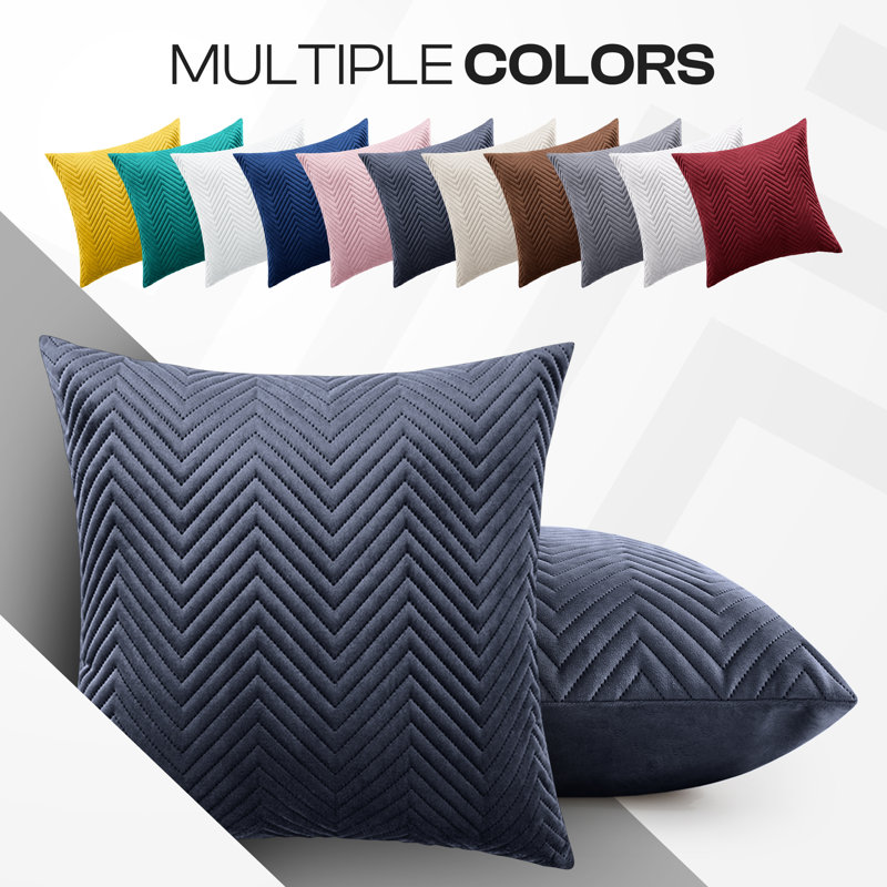 Square Scatter Cushion Cushion Cover, Charcoal