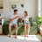 4 In 1 Foldable Floor Loveseat Sofa Couch Corduroy Floor Sofa Bed Compression Cloud Couch-437373545