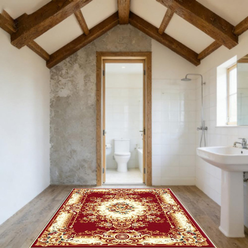 Floral Pattern Area Rug, Soft And Lightweight, Suitable For All Seasons, Easy To Maintain And Easy To Clean, Machine Washable Carpet Floor Mat, Suitable For Living Room, Bedroom, Hallway, Dining Room, Office, Room Decor, Home Decor, Outdoor Decor