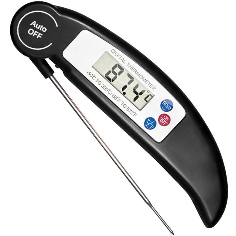 Digital Food Thermometer Folding Probe Meat Thermometer for Cooking Beef Liquids BBQ Grill Turkey