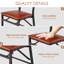 Ensemble de 4 chaises de salle à manger pliantes et rembourrées Ailse-103120323-136834538
