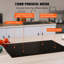 Plaque de cuisson électrique, 30 po, 4 brûleurs, surface de cuisson radiante en céramique de 7 200 W, commande tactile, 9 niveaux de chaleur, 220 à 240 V