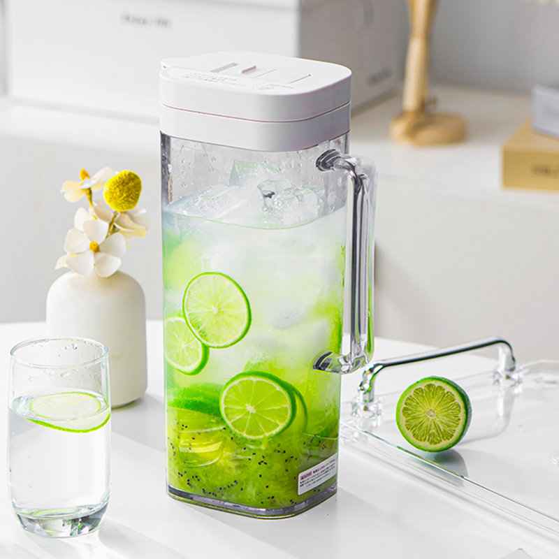 Pichet à eau avec couvercle Asvel, Blanc